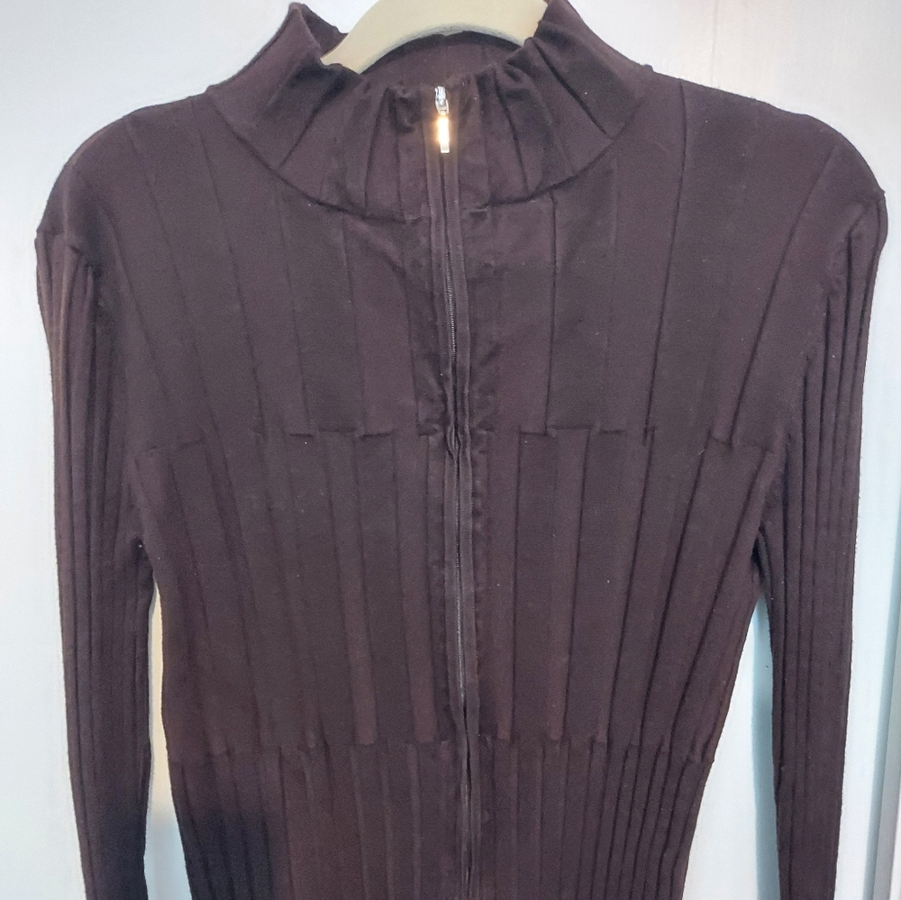Belkdini Zip Front Sweater
